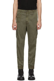 Diesel - Pantalon cargo vert P-Phantosky