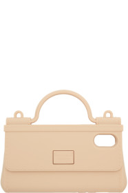 Dolce & Gabbana - Étui pour iPhone X rose Bag Shape