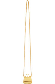 Dolce & Gabbana - Collier doré Crossbody Bag