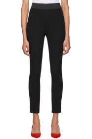 Dolce & Gabbana - Black Cady Leggings