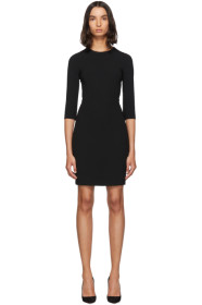 Dolce & Gabbana - Black Three-Quarter Sleeve Mini Dress