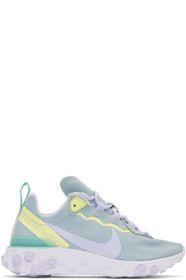 Nike - Baskets bleues React Element 55