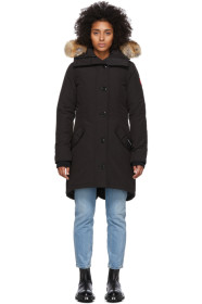 Canada Goose - 黑色 Rossclair 羽绒派克大衣