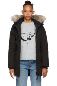 Canada Goose - 黑色 Victoria 羽绒派克大衣