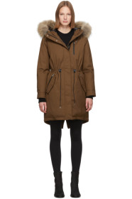 Mackage - SSENSE Exclusive Tan Down Rena Coat
