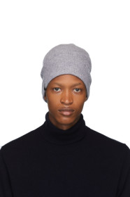 Mackage - Bonnet en laine et cachemire gris Tazio-R