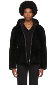 Mackage - Blouson réversible en duvet et peau retournée noir Bryce