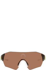 Marine Serre - Lunettes de soleil brunes Turtle & Moon Airblast édition Rudy Project