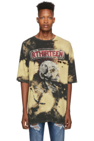 R13 - Black Exploited Punk Oversized T-Shirt