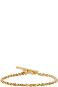 All Blues - Gold Polished Rope Bracelet