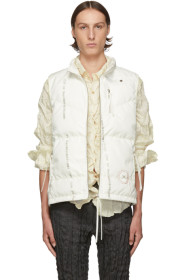 Kanghyuk - White Down Readymade Airbag Front Vest