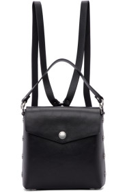 rag & bone - Sac à dos en cuir noir Atlas