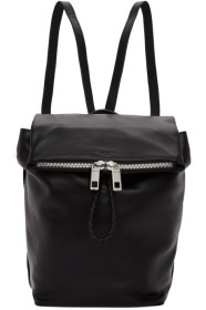 rag & bone - Black Leather Loner Backpack