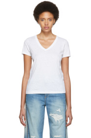 rag & bone - T-shirt blanc 'The Vee'