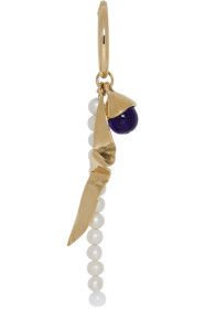 Faris - Gold Single Soiree Pearl Earring