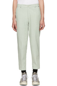 Dickies Construct - SSENSE 限定 グリーン ストレート スリム コーデュロイ パンツ
