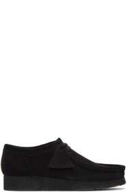 Clarks Originals - Black Suede Wallabee Moccasins