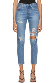 Levi's - Blue Skinny 501 Jeans