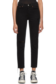 Levi's - Black Wedgie Jeans