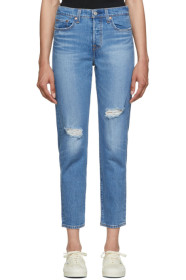 Levi's - Blue Wedgie Icon Fit Jeans