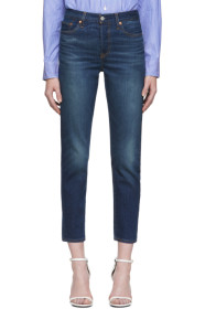Levi's - ブルー Wedgie Icon Fit ジーンズ