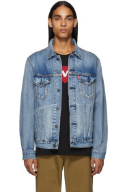 Levi's - 蓝色复古版型卡车司机牛仔夹克