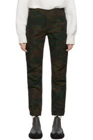 Carhartt Work In Progress - Green Camouflage Cymbal Pants