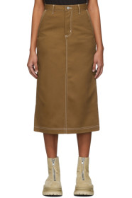 Carhartt Work In Progress - Brown Denim Pierce Skirt