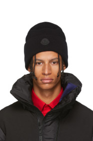 Moncler - Black Knit Beanie