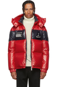 Moncler - Blouson en duvet rouge Gary
