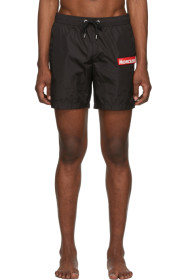 Moncler - 黑色 Boxer Bare 泳裤