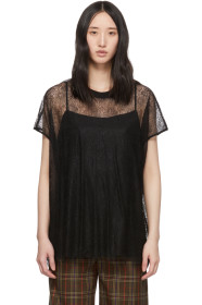 McQ Alexander McQueen - 黑色蕾丝女式衬衫