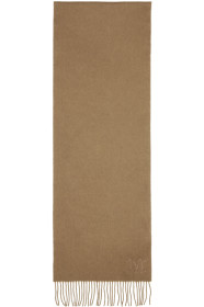 Max Mara - Tan Wool Fringe Scarf