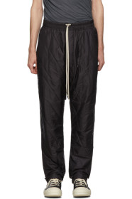Rick Owens Drkshdw - Black Drawstring Long Lounge Pants