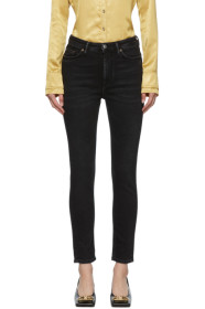 Acne Studios - Black Blå Konst Used Peg Jeans