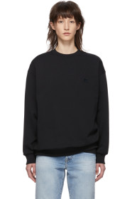 Acne Studios - 黑色 Forba Face 大廓形套头衫