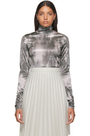 Acne Studios - Col roulé beige et gris Eryn