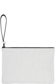 Common Projects - White Medium Cracked Flat Pouch