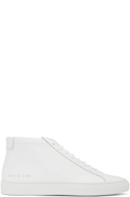 Common Projects - ホワイト オリジナル アキレス ミッド スニーカー