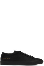 Common Projects - SSENSE 限定 ブラック スエード アキレス スニーカー