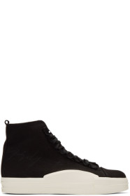 Y-3 - Black Yuben Mid Sneakers