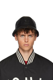 Y-3 - Reversible Black Logo Bucket Hat