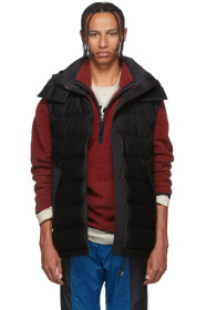 Y-3 - Black Down Quilted Vest