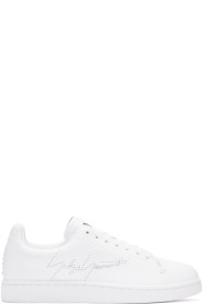 Y-3 - 白色 Yohji Court 运动鞋