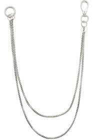 Martine Ali - Silver Double Boxer Wallet Chain