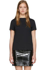 Helmut Lang - 黑色 Stacked T 恤