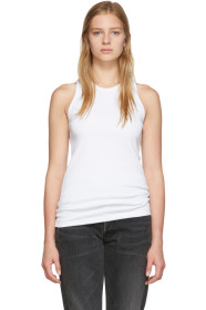 Helmut Lang - 白色 Stacked 背心