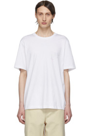 Helmut Lang - T-shirt blanc 'Helmut Laws'