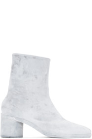 Maison Margiela - Bottes blanches Bianchetto Tabi