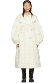 Moncler Genius - 4 Moncler Simone Rocha 灰白色 Dinah 羽绒大衣